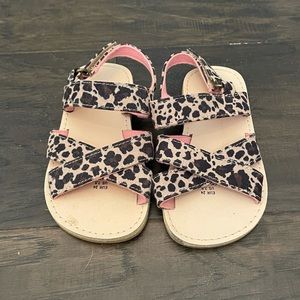 H&M toddler 7.5 leopard sandal